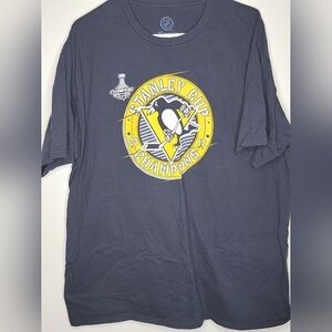 Fanatics 2107 Pittsburgh Penguins Stanley Cup tee shirt, size 2XL